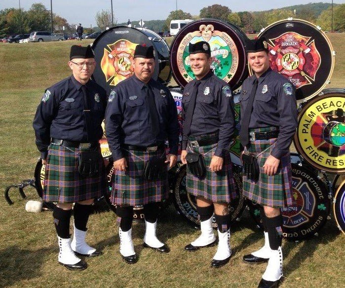Asheville Firefighters Pipes and Drums – National Fallen Firefighter Memorial 2013